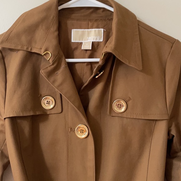Michael Kors Tan Trench Coat - Picture 2 of 10